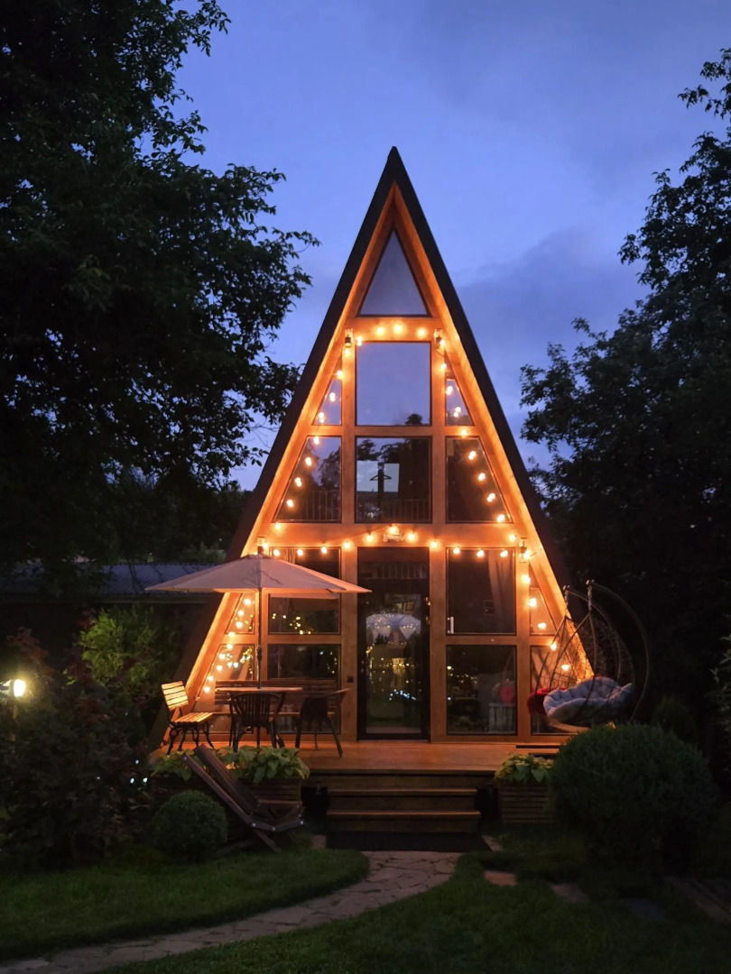 Частный Дом  А-фрейм Рыжая Такса