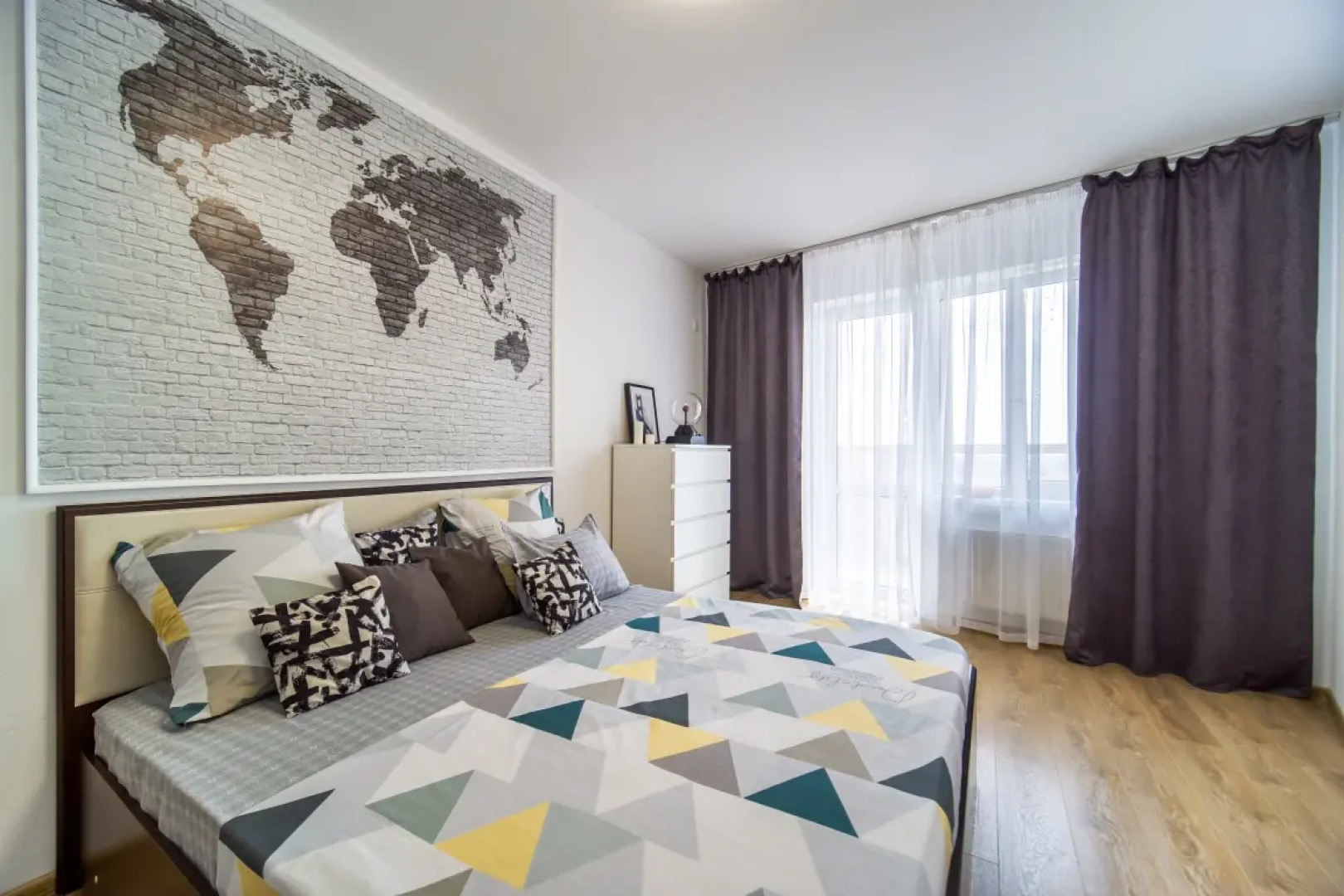 Квартира Family loft с Балконом и Видом на Город 22 этаж в ЖК Москва