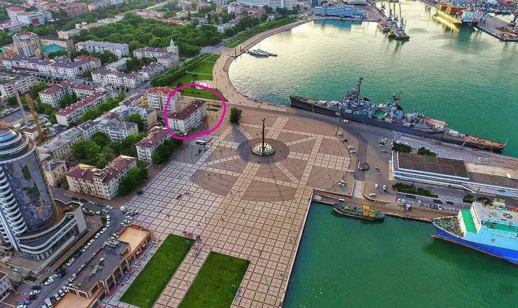 Квартира Маяк с Видом на Море и Крейсер