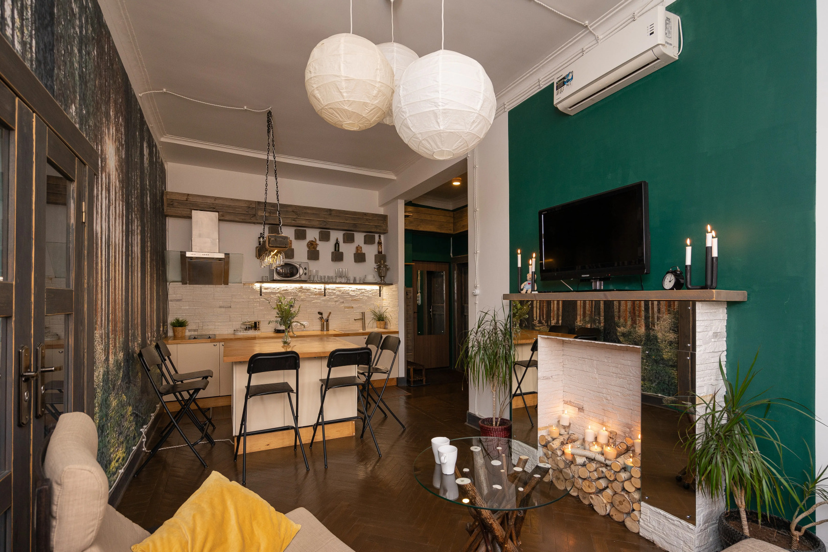 Квартира с Сауной и Камином Аквапарк Метро Старая Казань 1