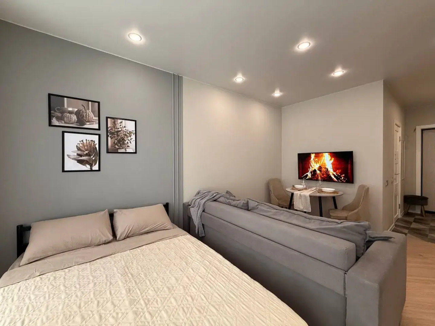 Квартира Новая уютная студия рядом с Аквапарком