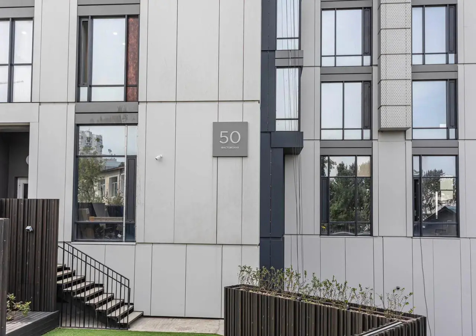 Квартира Красивая студия на Фастовской 4