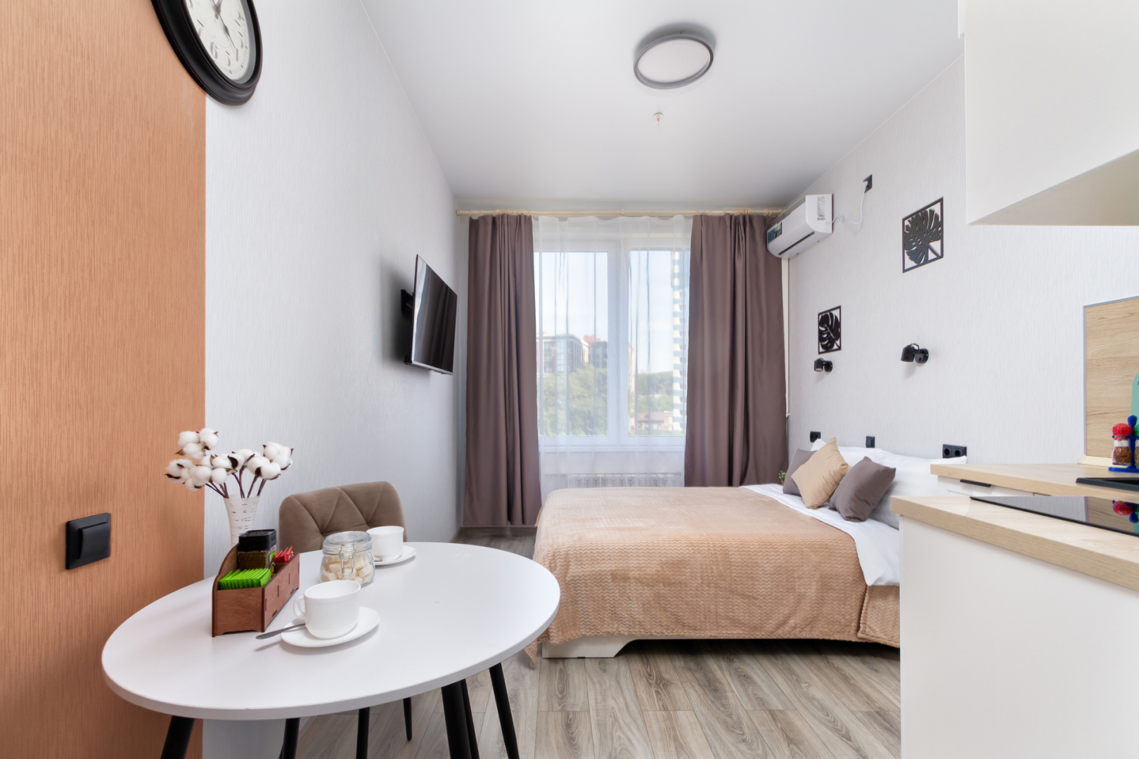 Апартаменты Уютные в Теплых Тонах