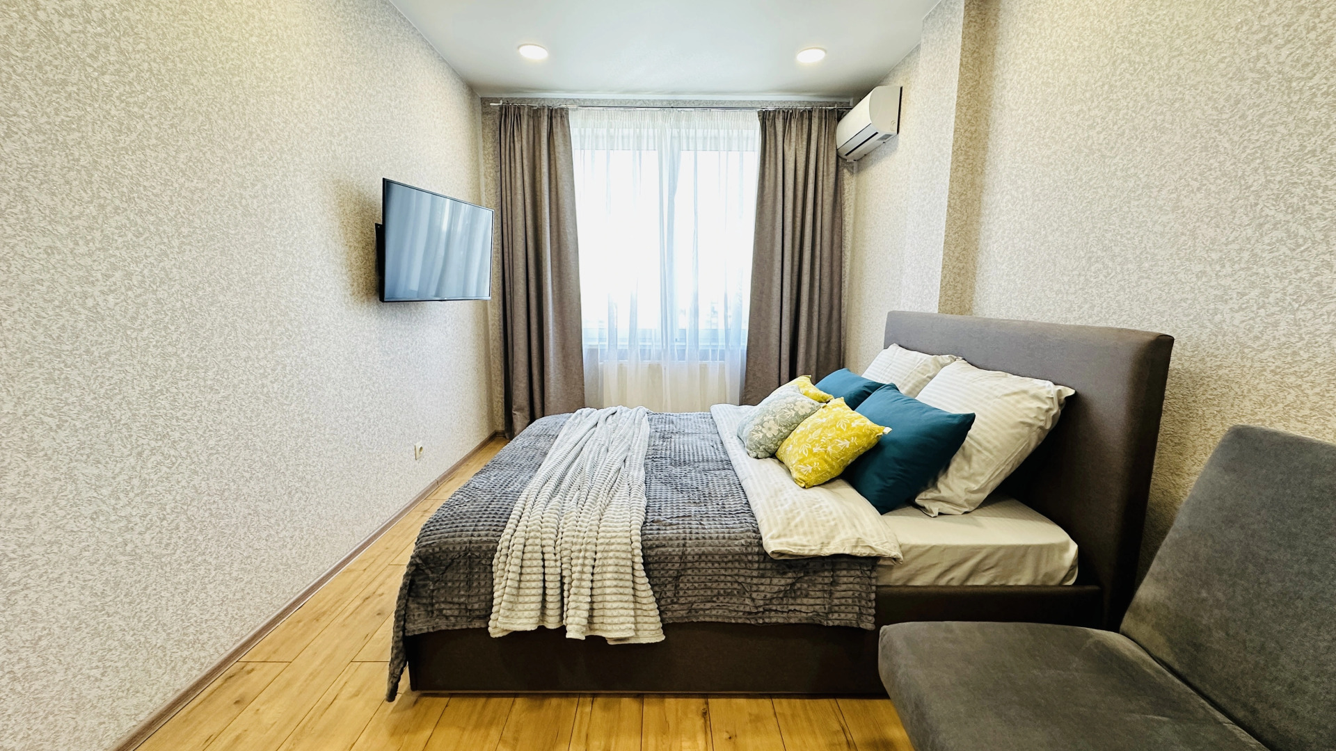 Квартира Уютная Однокомнатная на 21 этаже