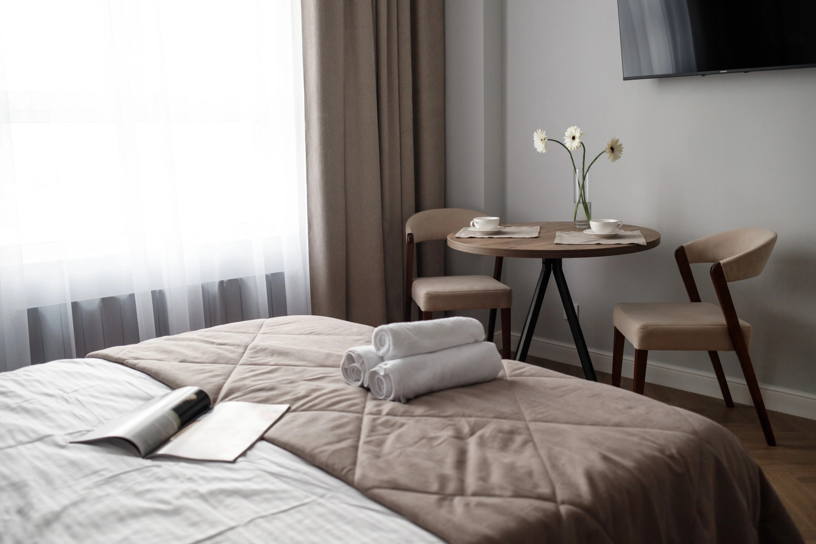 Апартаменты Уютные апартаменты рядом с ж/д вокзалом и недалеко от центра