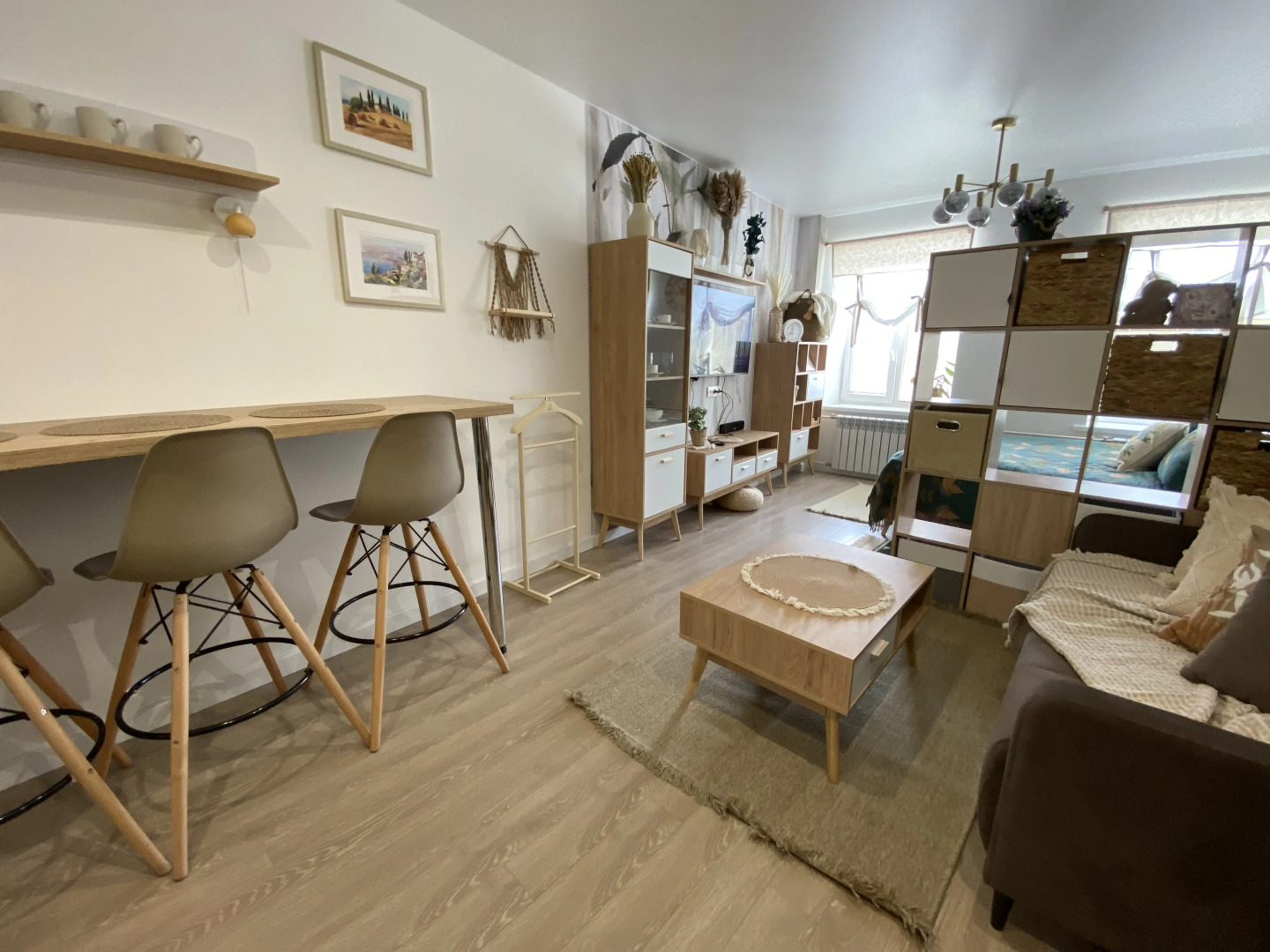 Апартаменты Студия Сканди с видом на Кремль