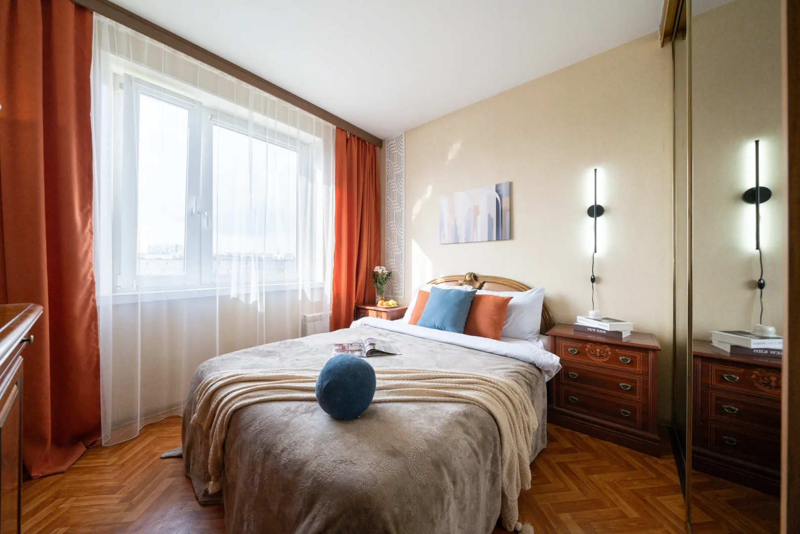 Квартира Двухкомнатная Natali apart на метро Пражская