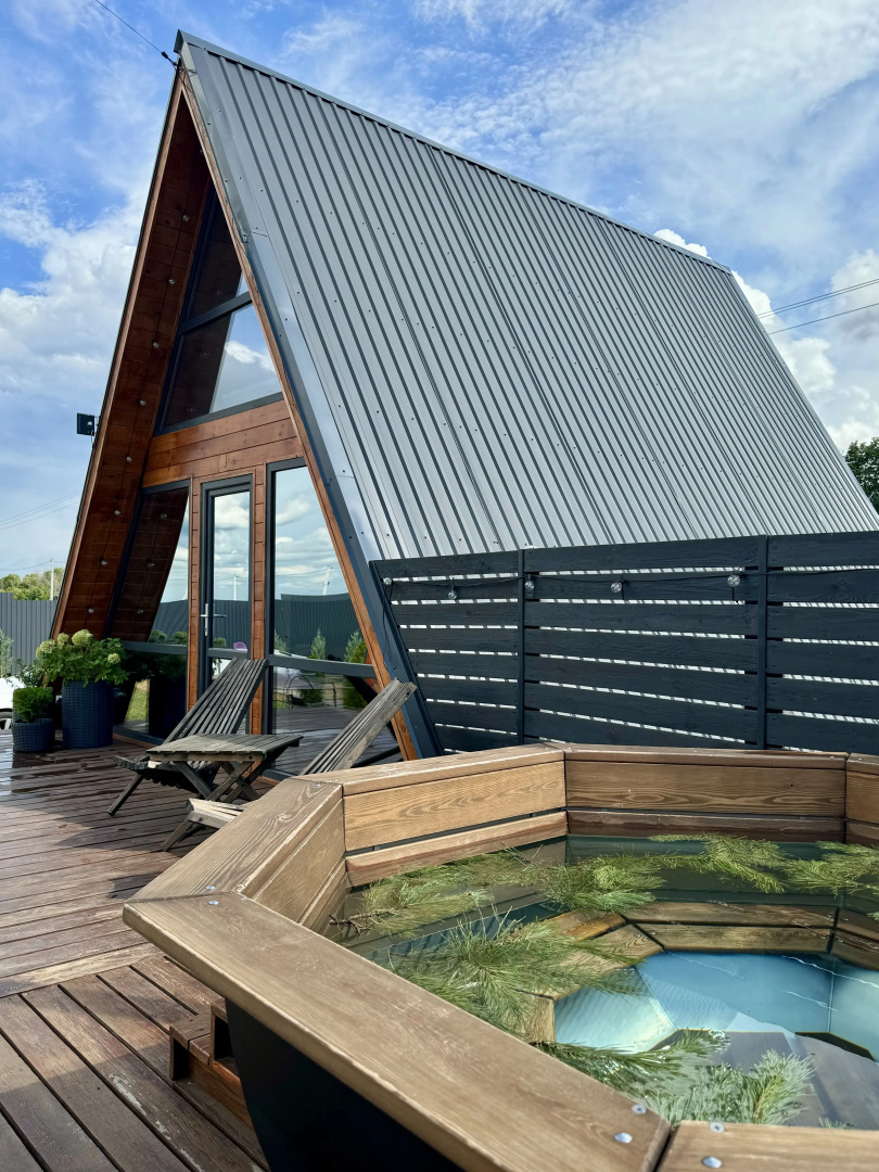 Частный дом в стиле A-frame