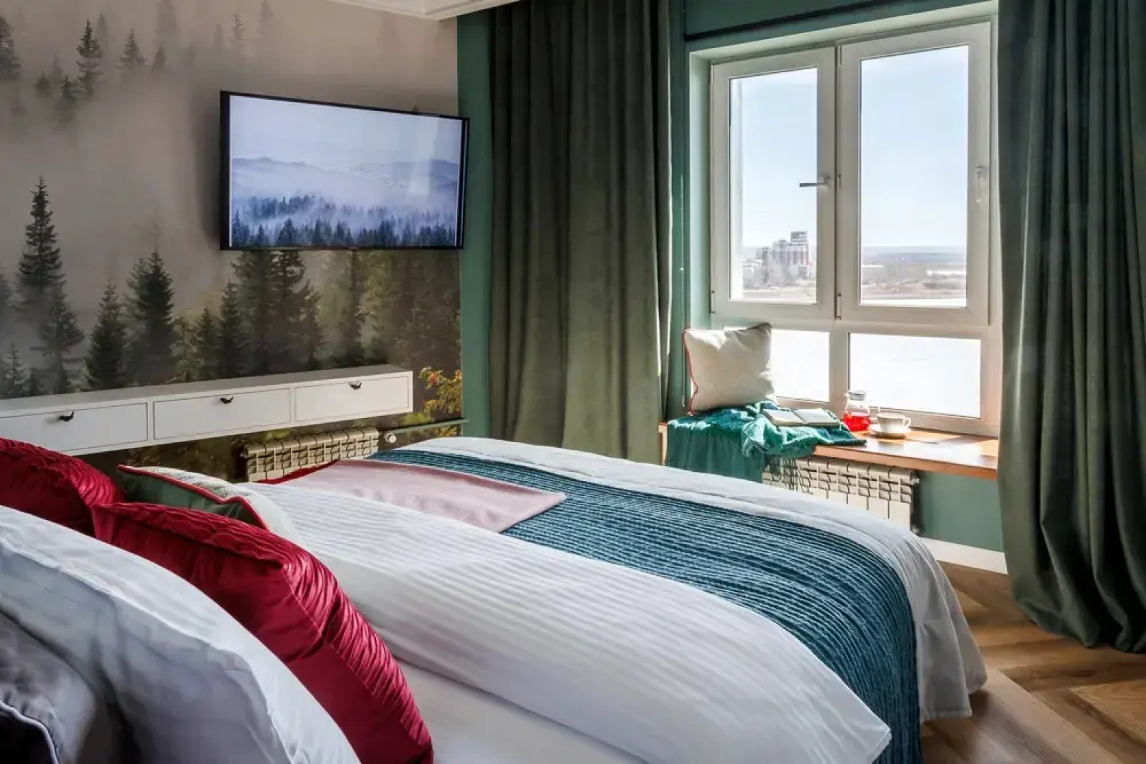 Апартаменты MORE и SPA c сауной и видом на реку