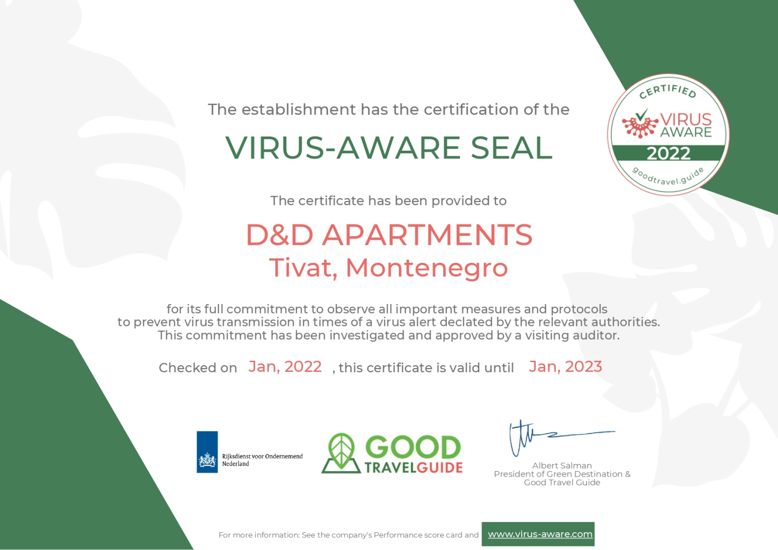 Апарт-Отель D&D Apartments Tivat