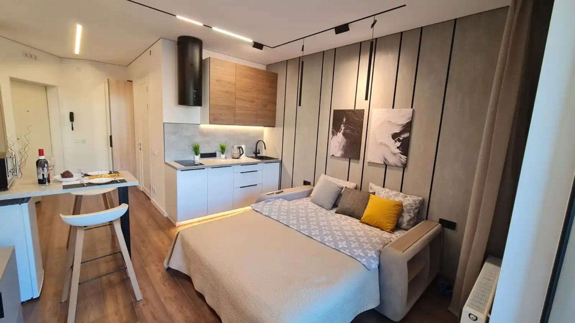 Квартира Студия Жемчужина рядом с Центром у Метро