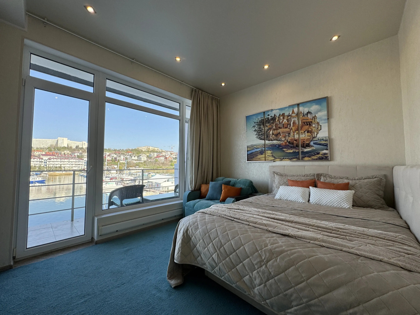 Квартира Студия Фадеева 18-5 КакДома в Севастополе с Кондиционером