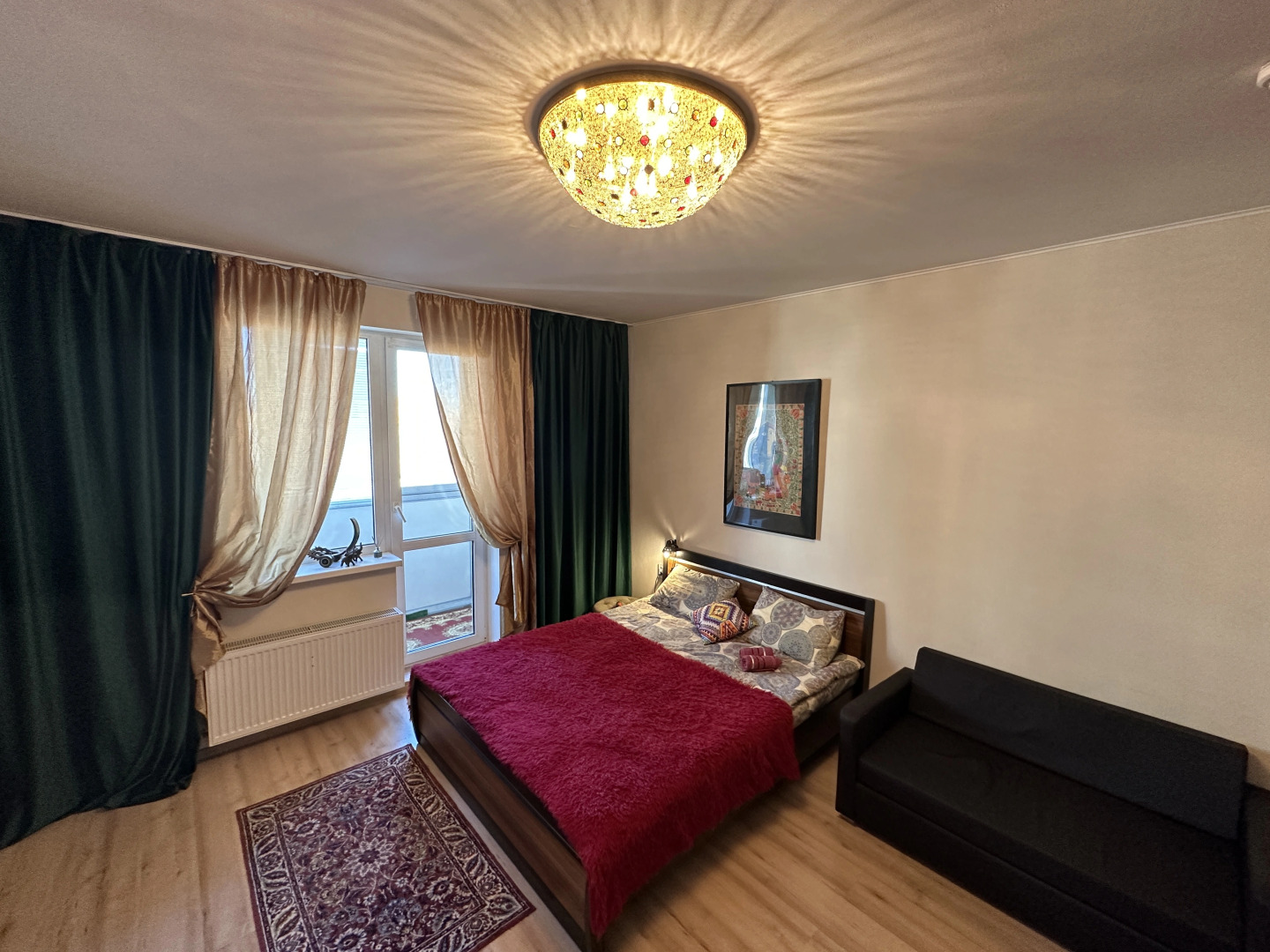 Апартаменты Студия на 3их человек у метро Девяткино