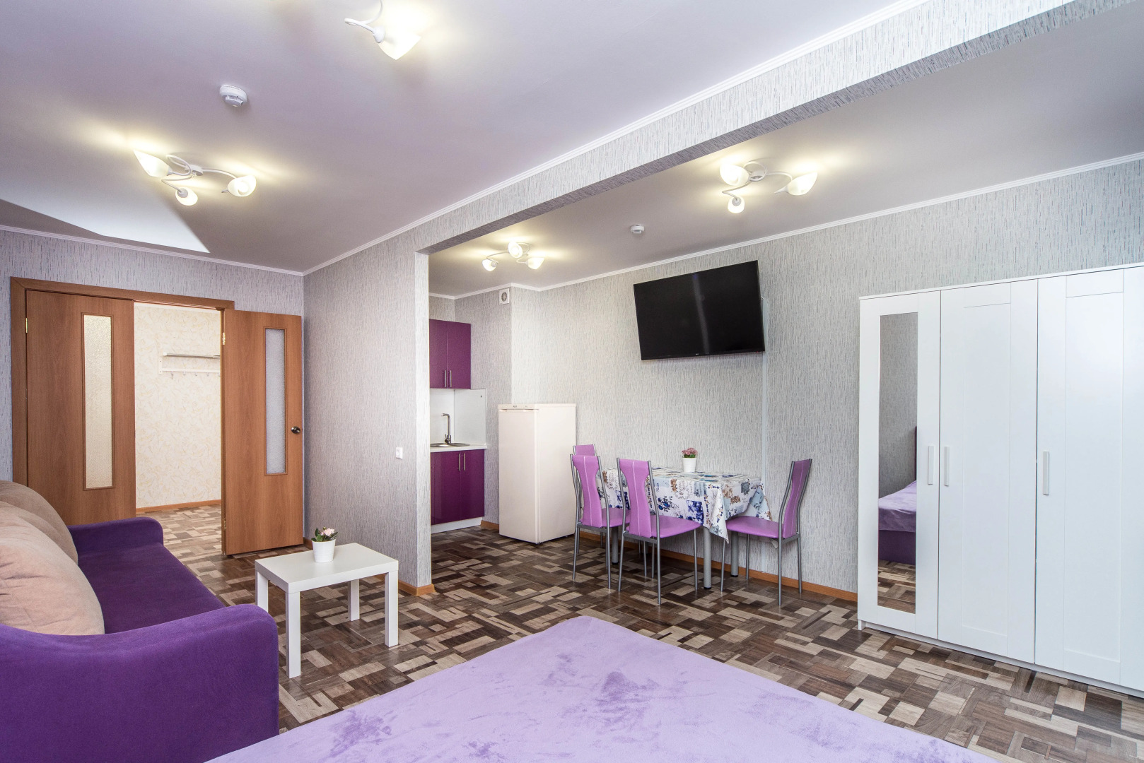 Квартира для 4 человек на 17 этаже с видом на город