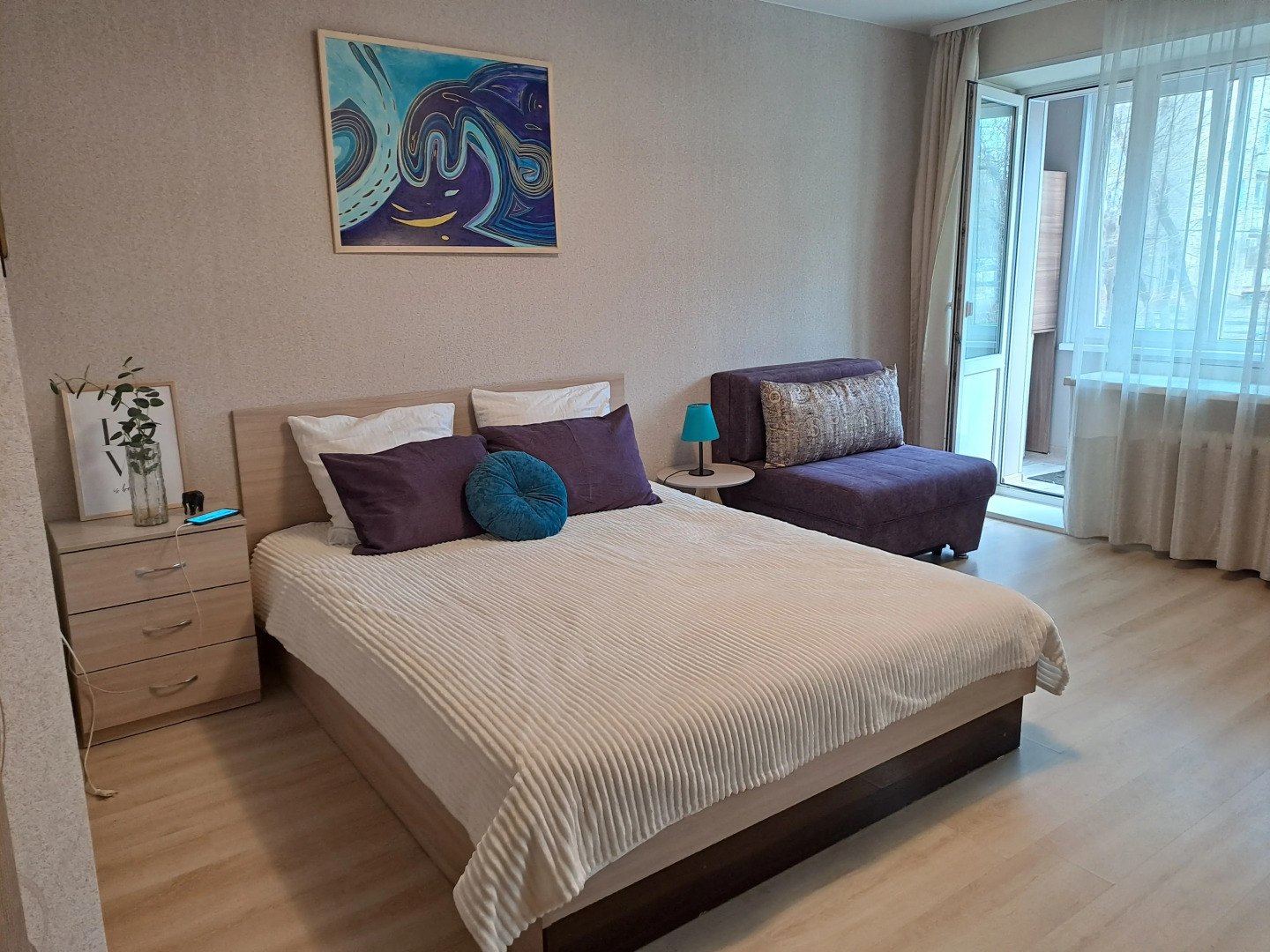 Квартира Уютная однокомнатная