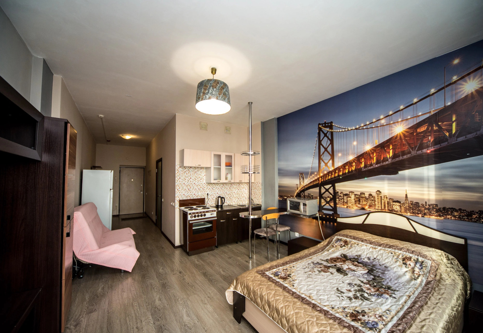 Квартира на 22 этаже с видом на город