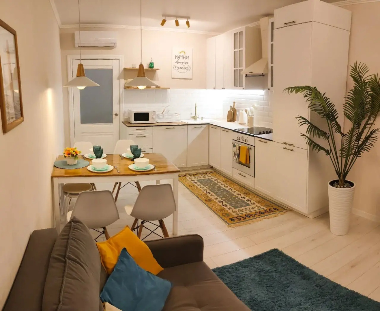 Квартира Евро-трёшка у моря