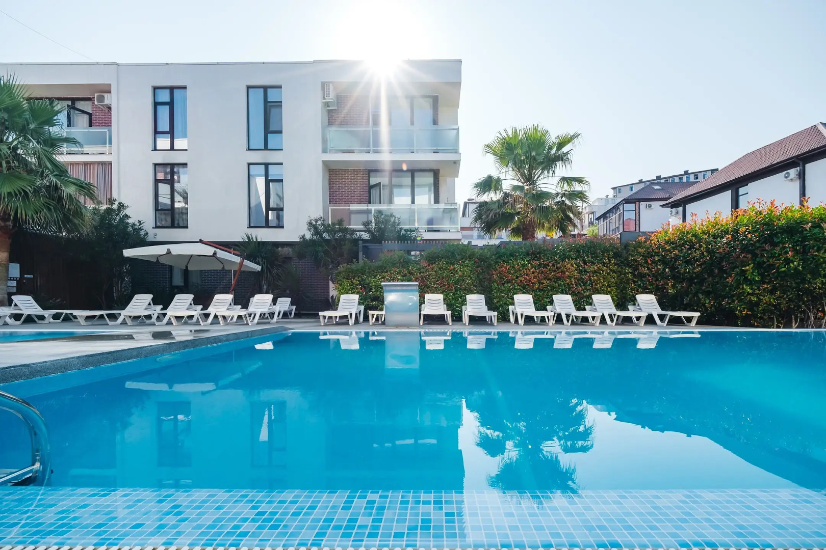 Апартаменты Green Palace 1 С Подогреваемым Бассейном Круглый Год