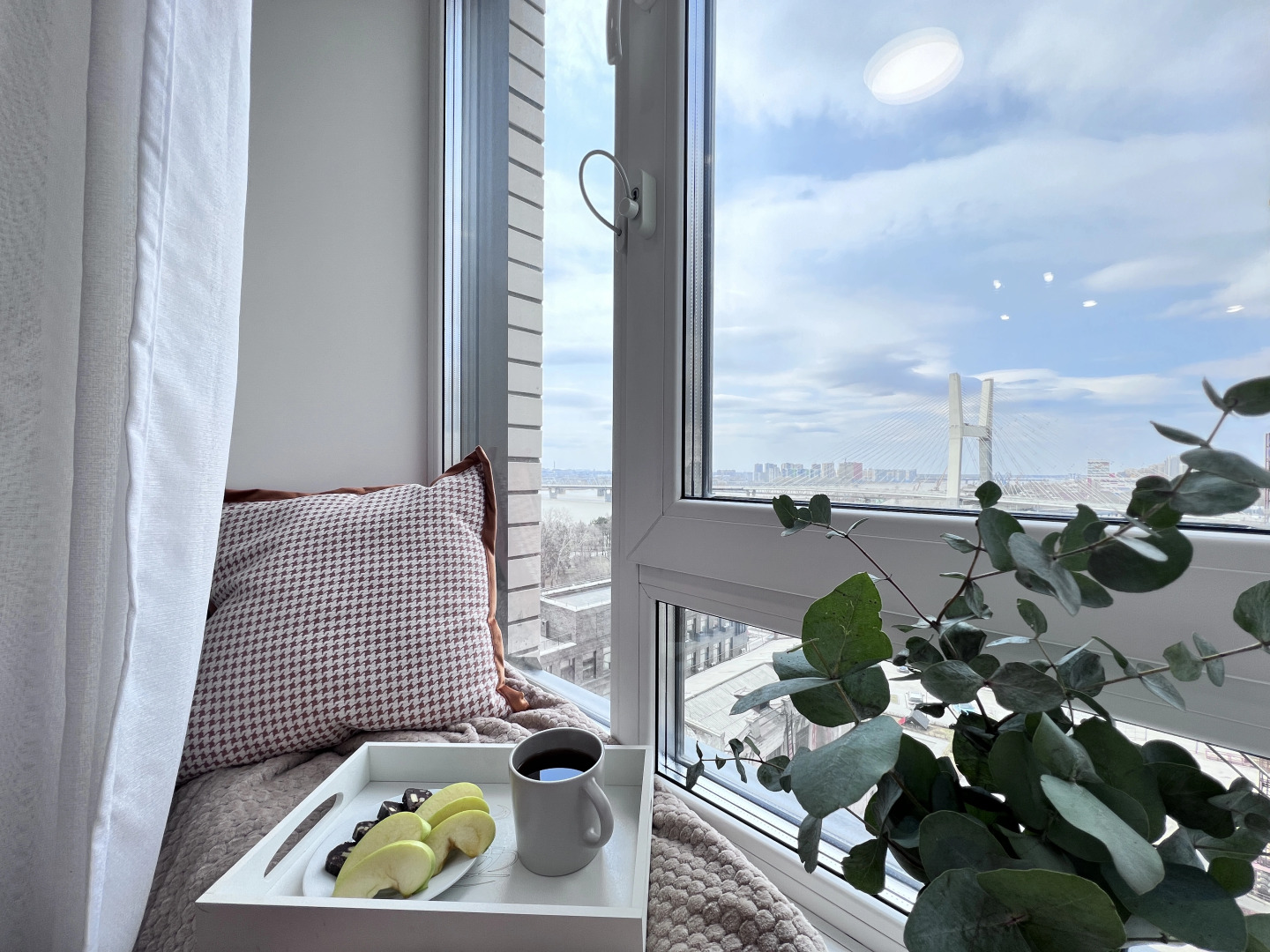 Апартаменты Студия с видом на Центральный мост