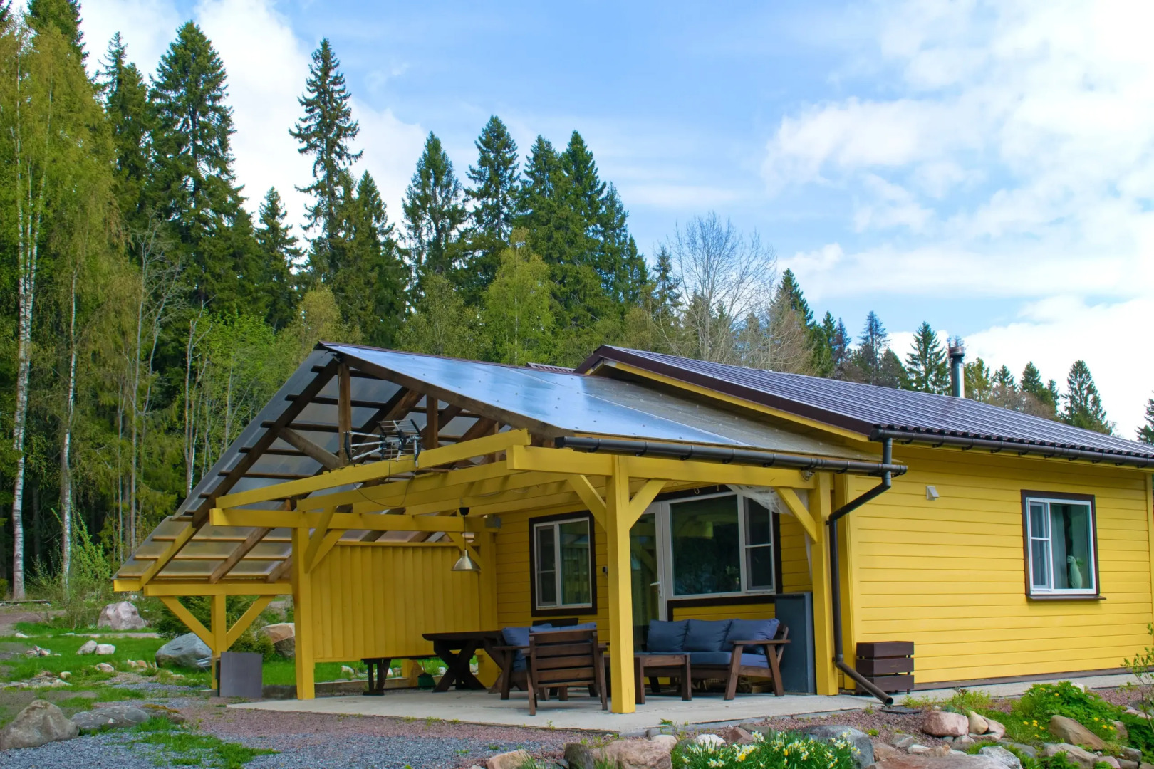 Гостевой дом с выходом в лес