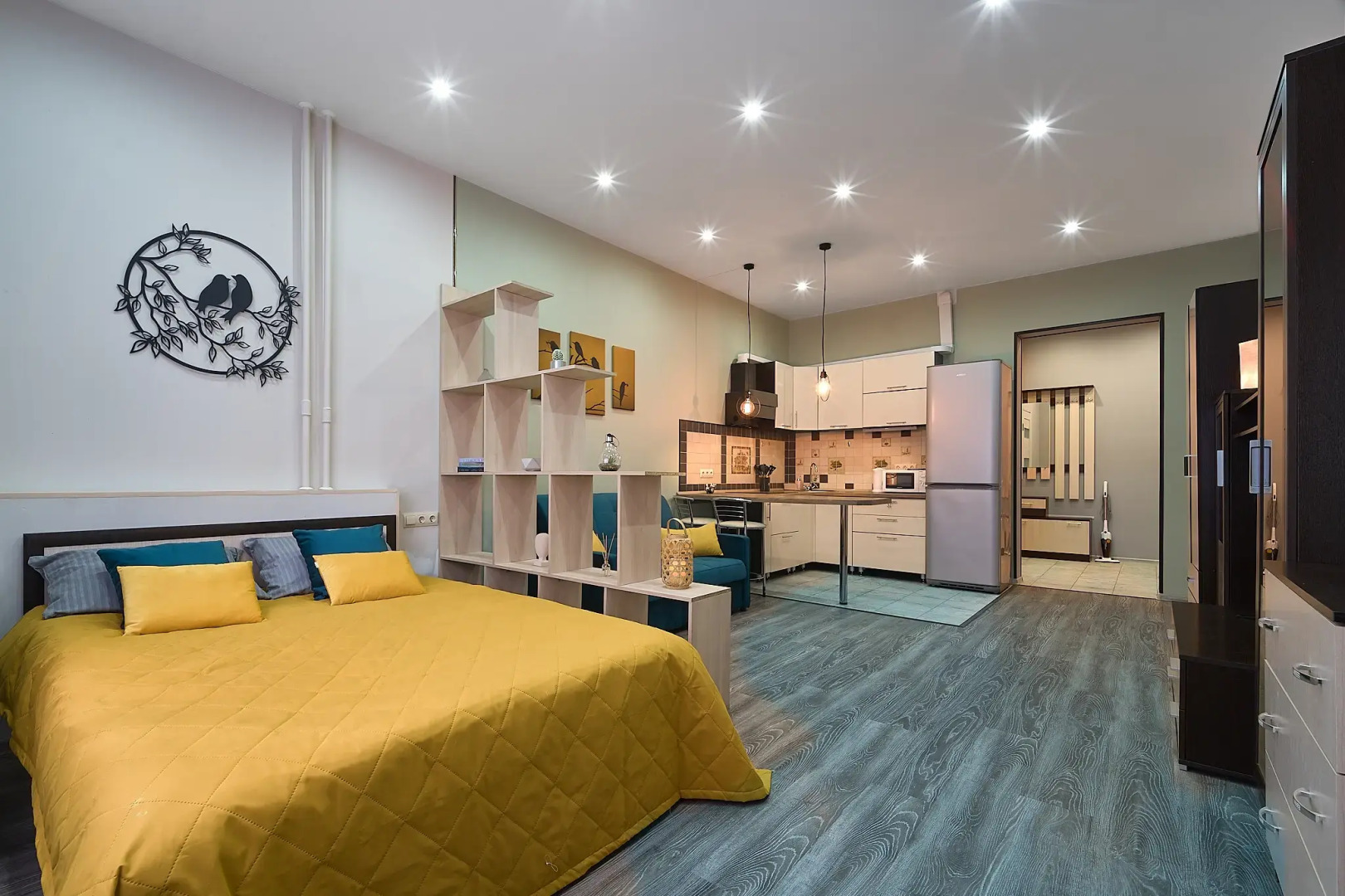 Квартира Просторная и уютная студия