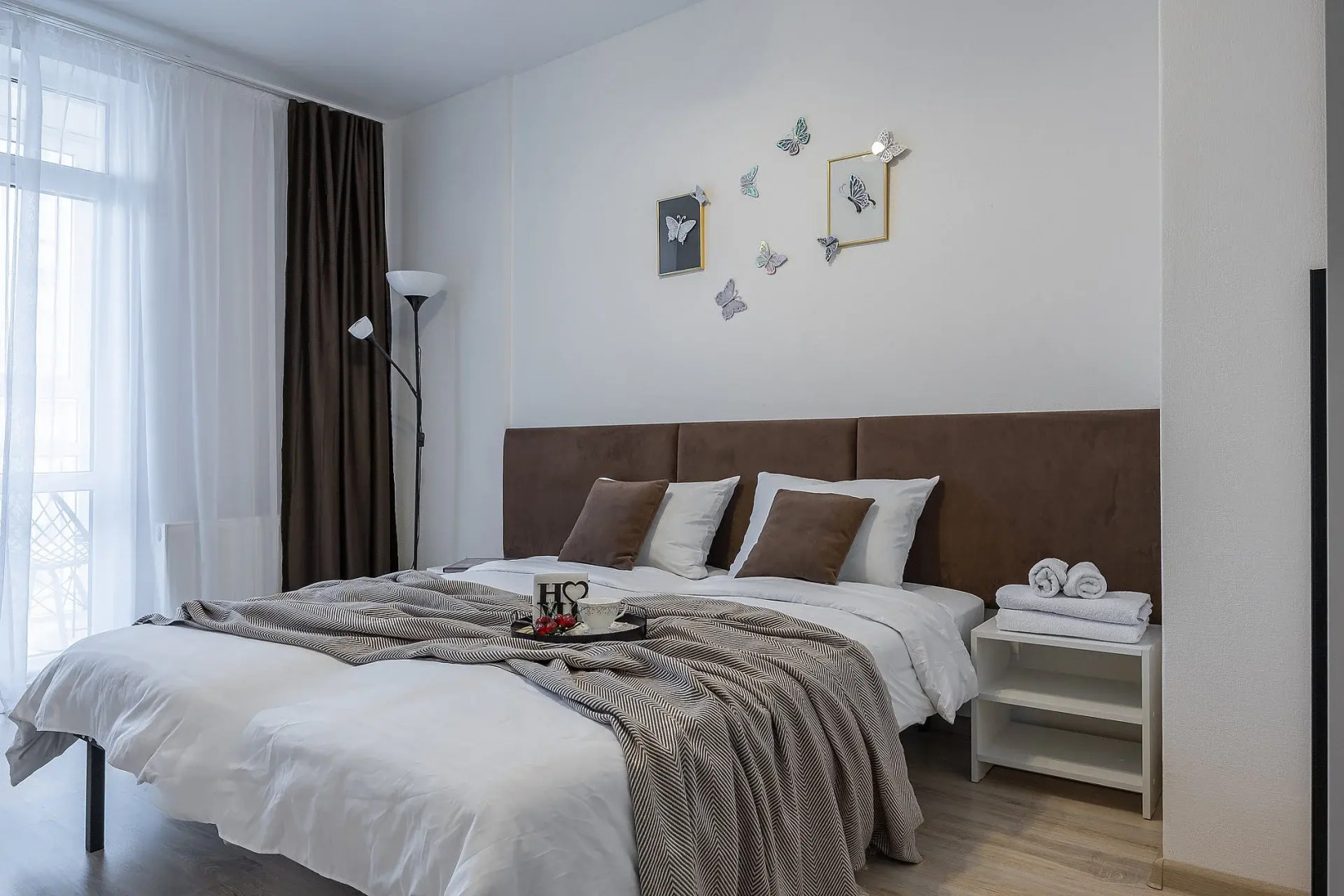 Квартира Уютная евро-однушка с модульными спальными местами