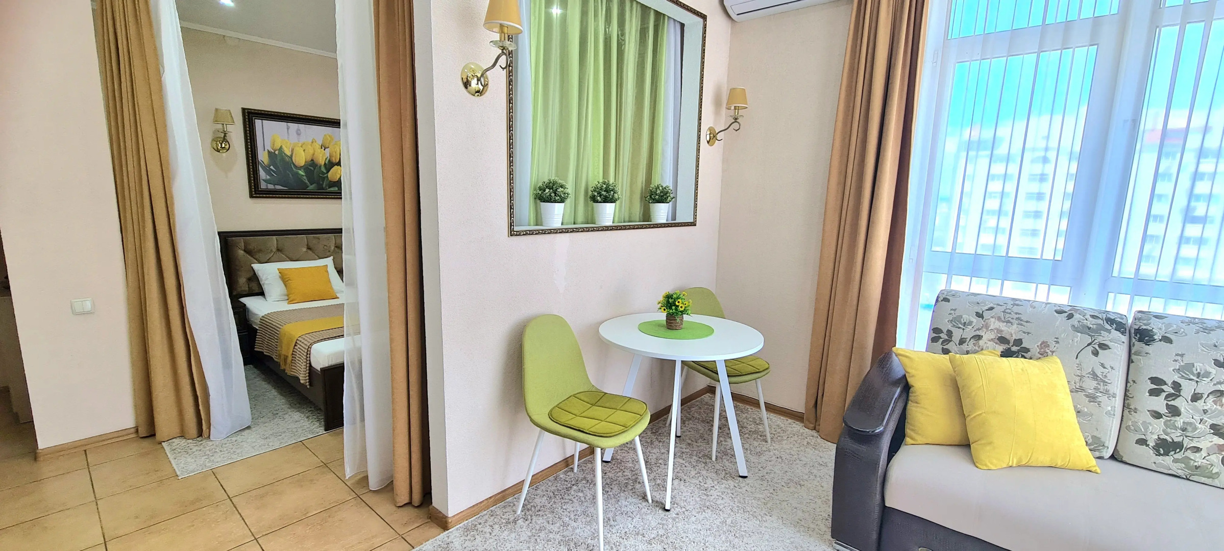 Апартаменты Парк Отель с Двумя Зонами Отдыха - Спальней и Гостиной