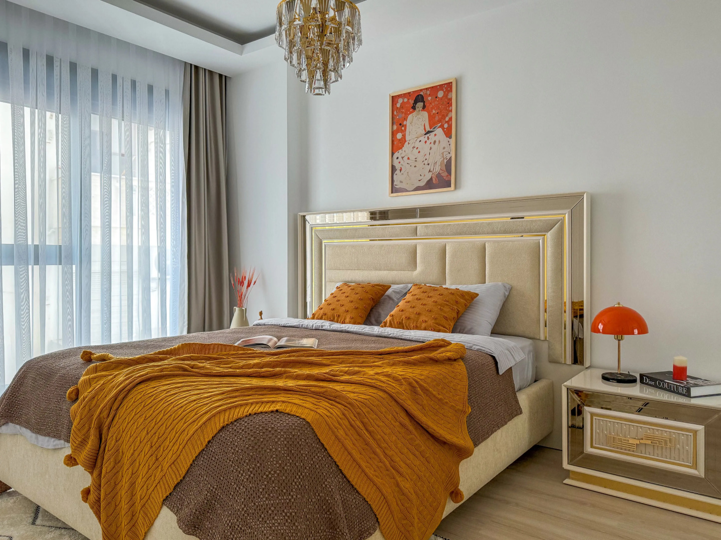 Квартира 1+1 Qoople Elysee 06 рядом с пляжем Клеопатра