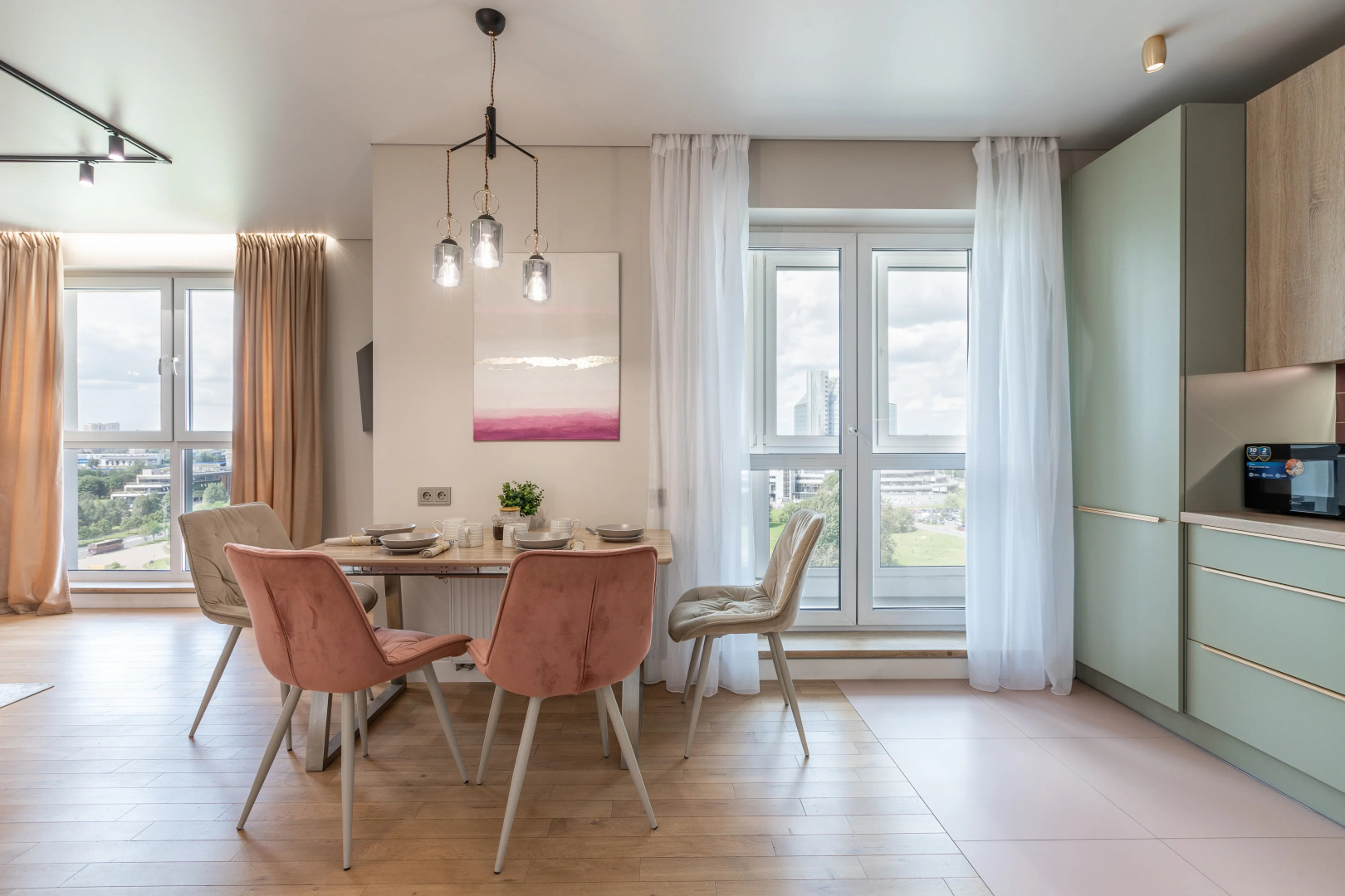 Апартаменты Стильные с видом на реку