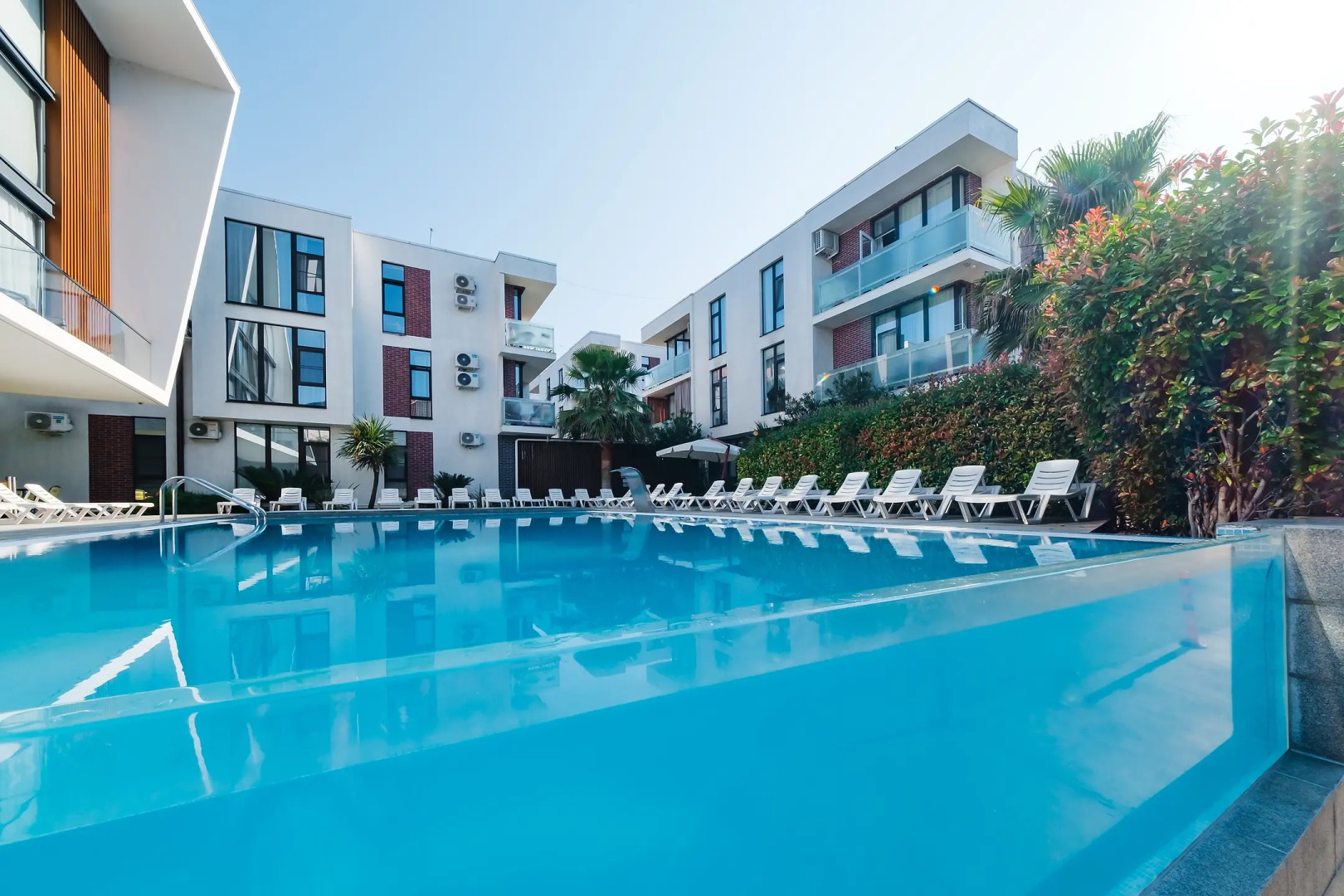 Апартаменты Green Palace 11 С Подогреваемым Бассейном Круглый Год