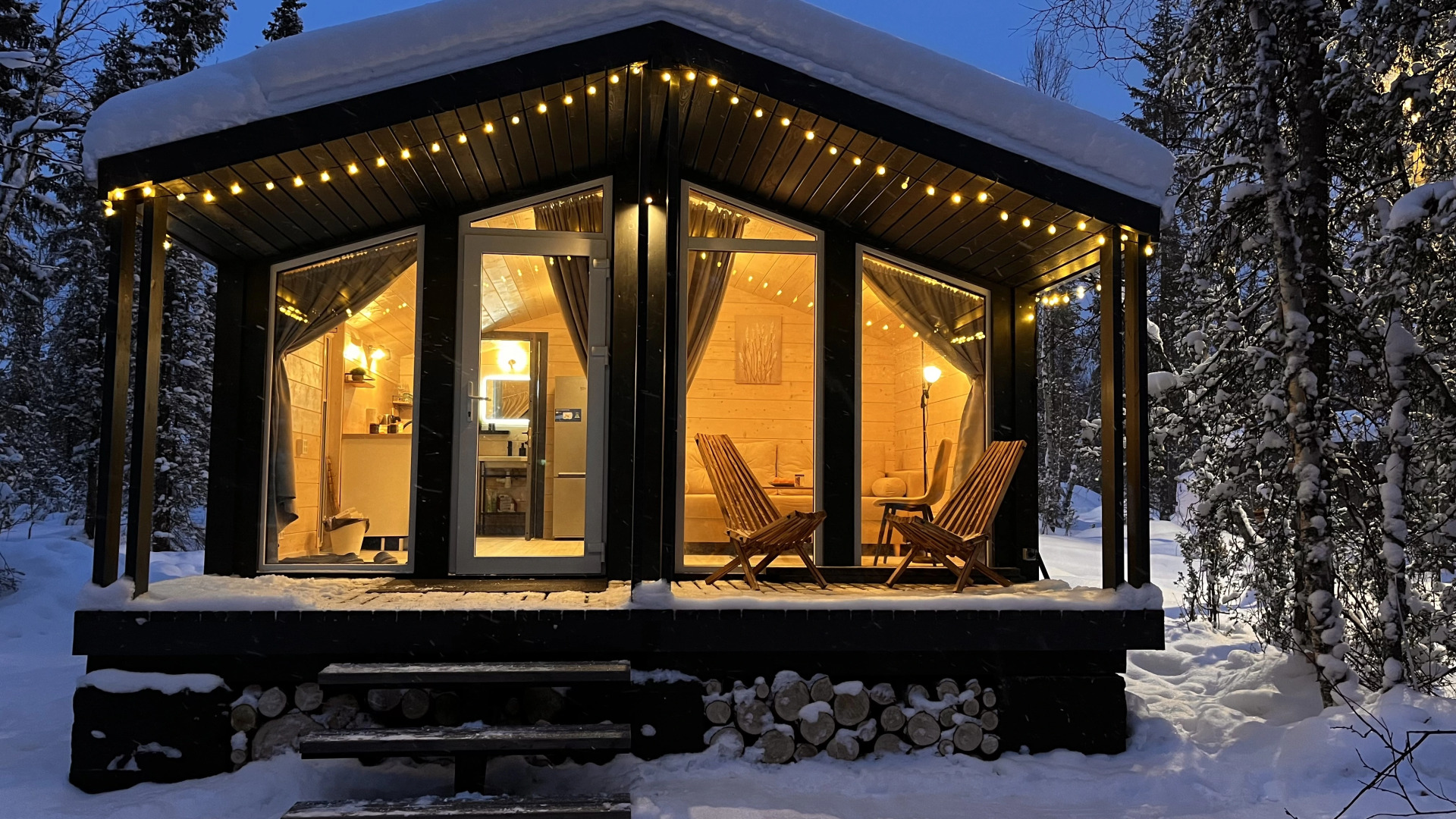 Частный дом среди леса в 15 минутах езды от Кировска