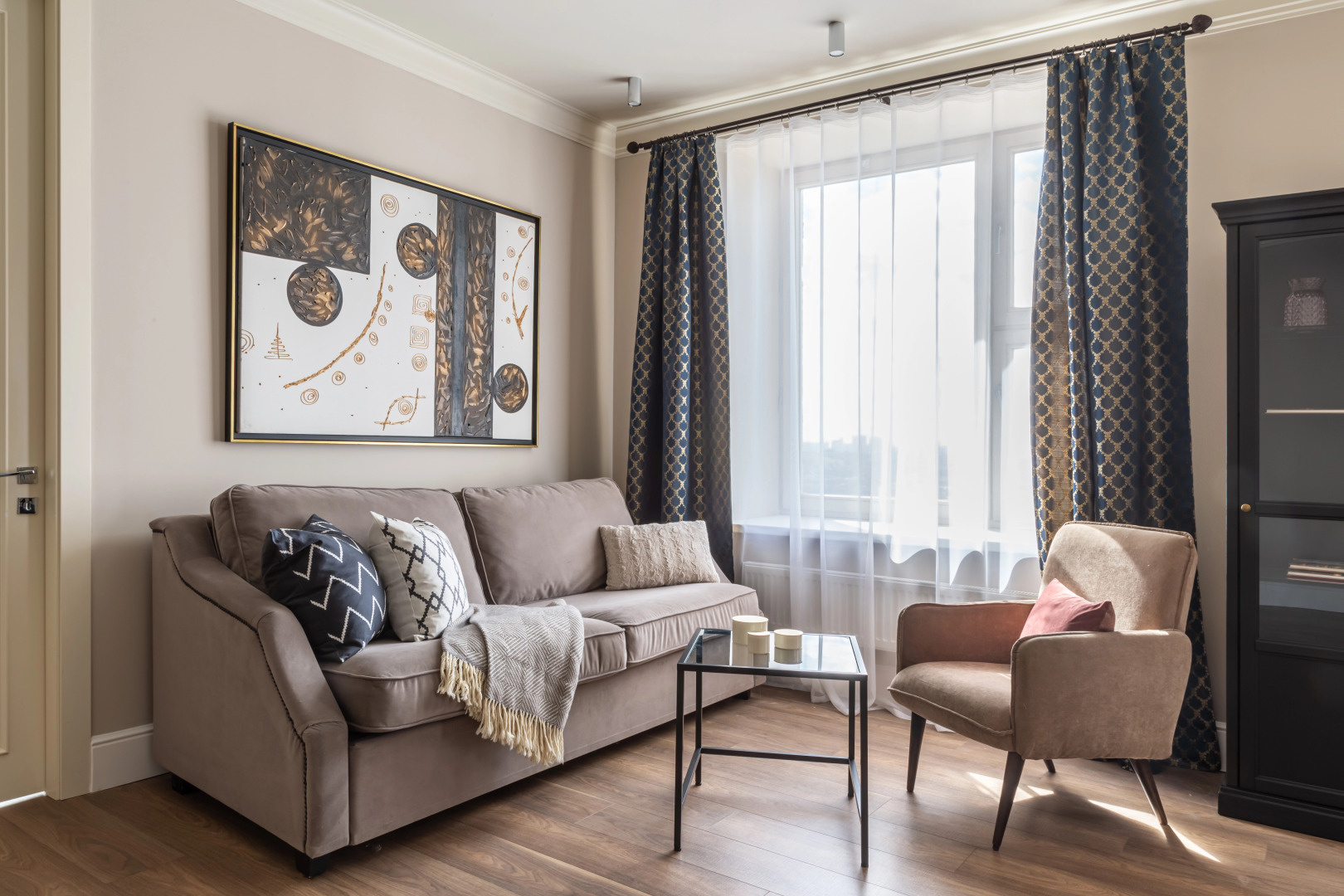 Квартира Moscow Deluxe Apartments Family Suite City View