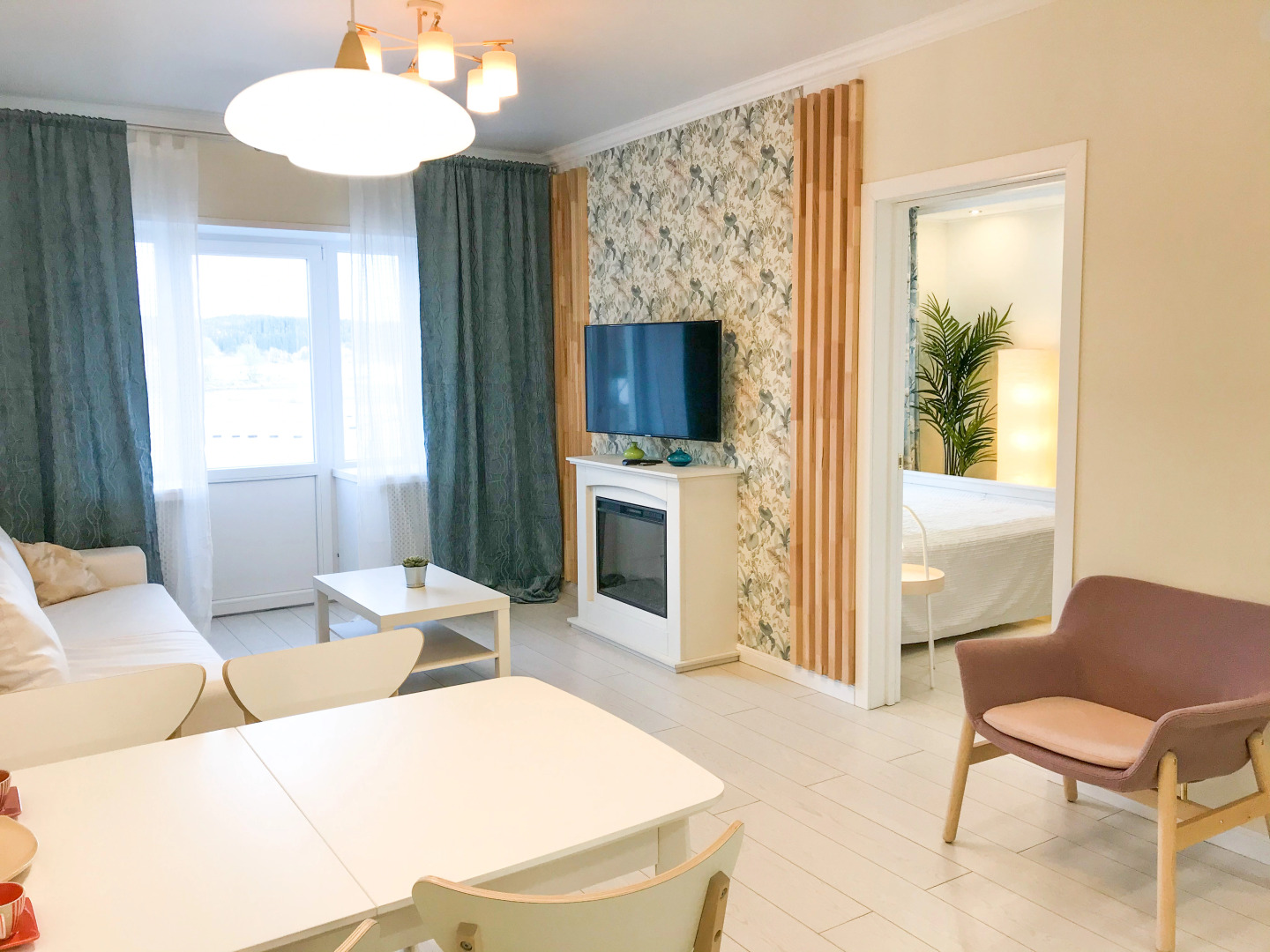 Апартаменты Светлая квартира на берегу залива