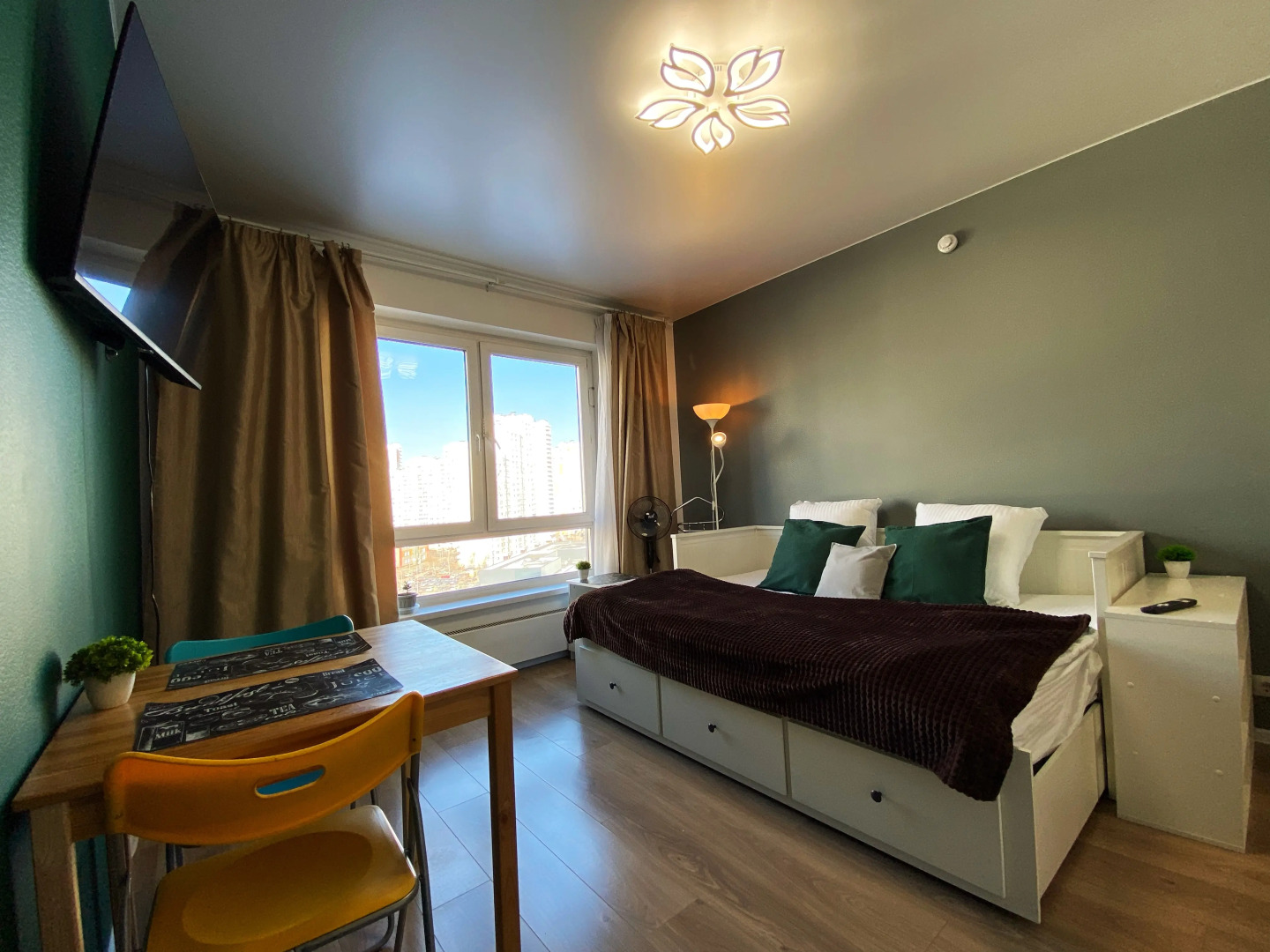 Квартира Новая Студия 4 Минуты до ТЦ Июнь