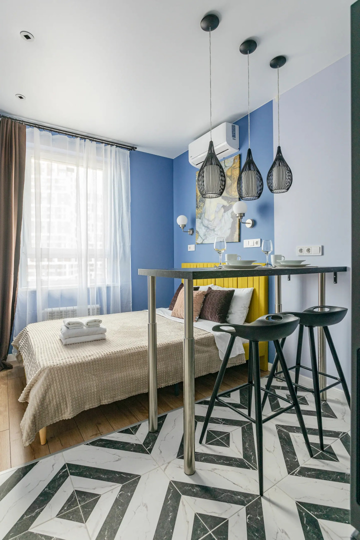 Апартаменты InHome24 Комфортные и яркие недалеко от метро Спартак