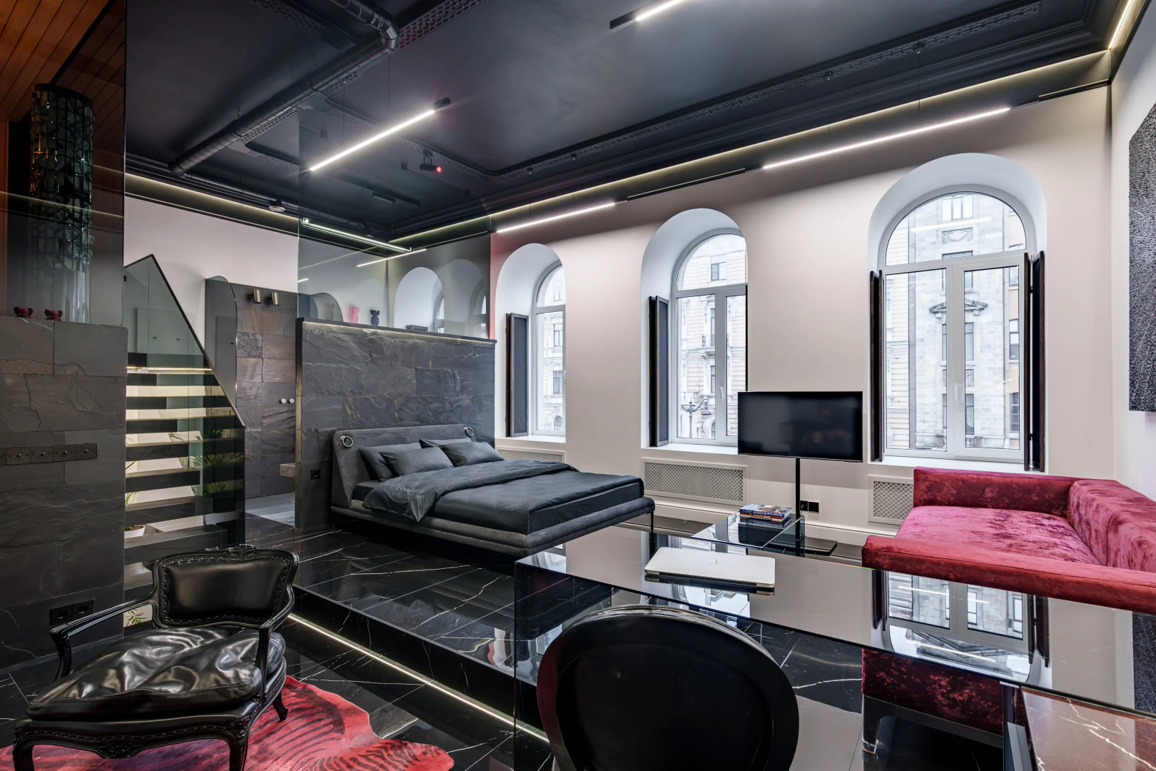 Апартаменты на Невском проспекте hth24 Apartments, авторский дизайн, сауна, камин