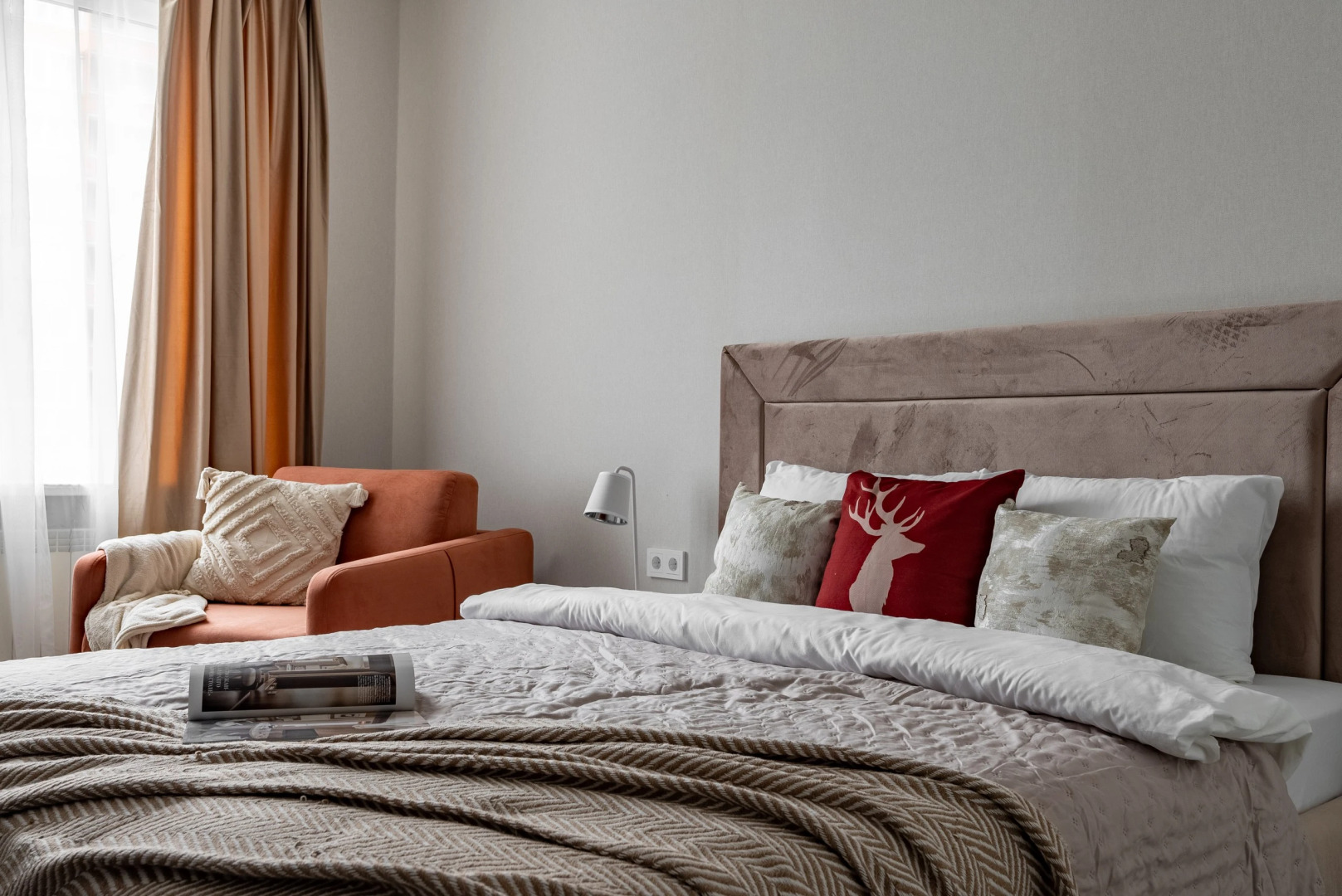 Апартаменты с двумя кондиционерами и стильным ремонтом