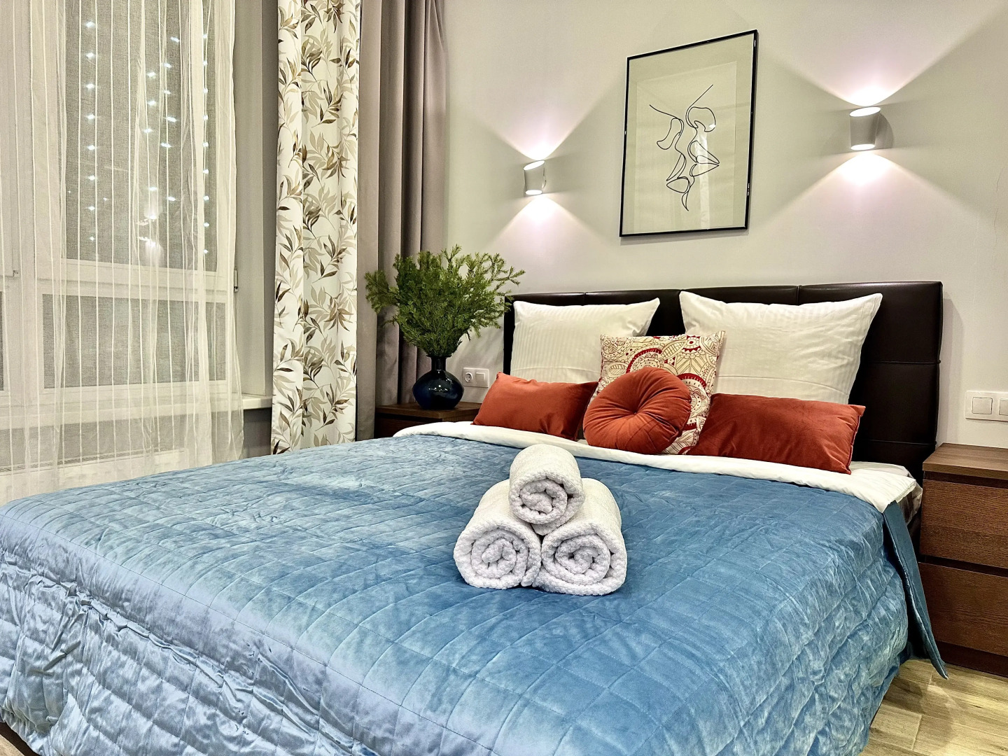 Квартира Люкс-Студия дизайнерская с видом на реку и Москва Сити