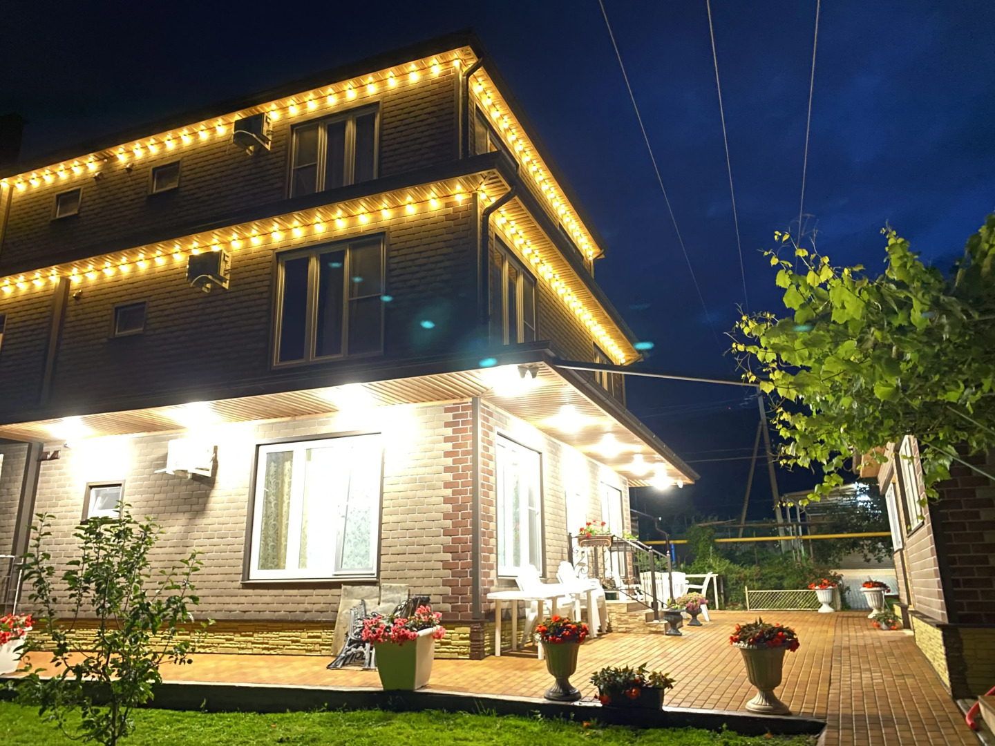 Частный дом с сауной и с зоной барбекю